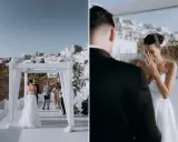 Wzruszona panna młoda podczas ceremonii ślubnej. Jak sprawdzić datę ślubu cywilnego? To pytanie zadaje sobie wiele par planujących ten wyjątkowy dzień.