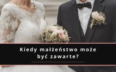 Para młoda z bukietem kwiatów. Pytanie brzmi: "Kiedy małżeństwo może być zawarte?". Od ilu lat można wziąć ślub cywilny?